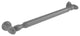 24" Grab Bar Smooth, Matte Gray