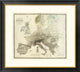 "Mountains of Europe, 1854"  by Alexander Keith Johnston, 32x29"