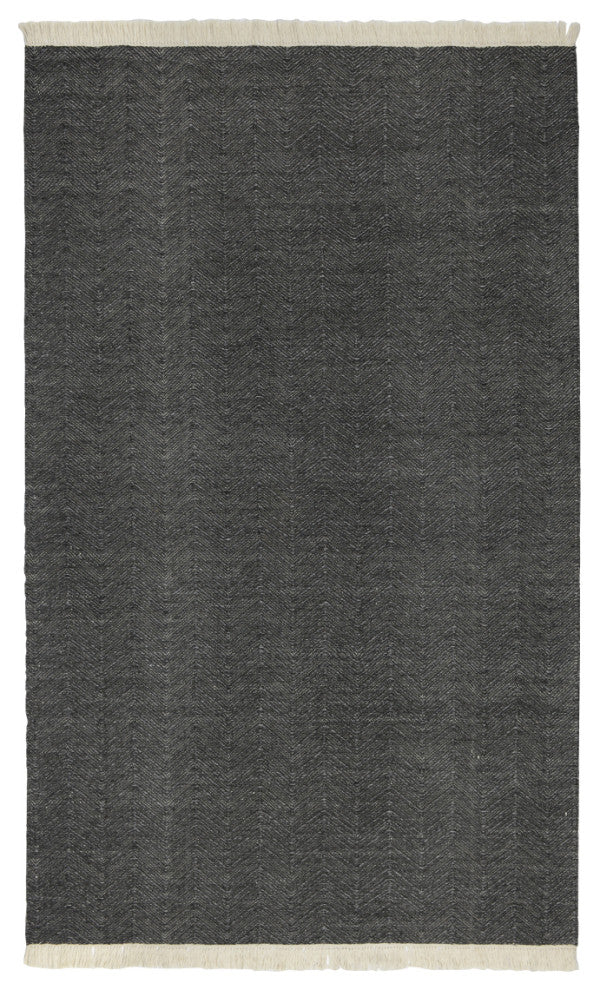 Classic Home Indr/Outdr Augusta Charcoal 9x12 Rug