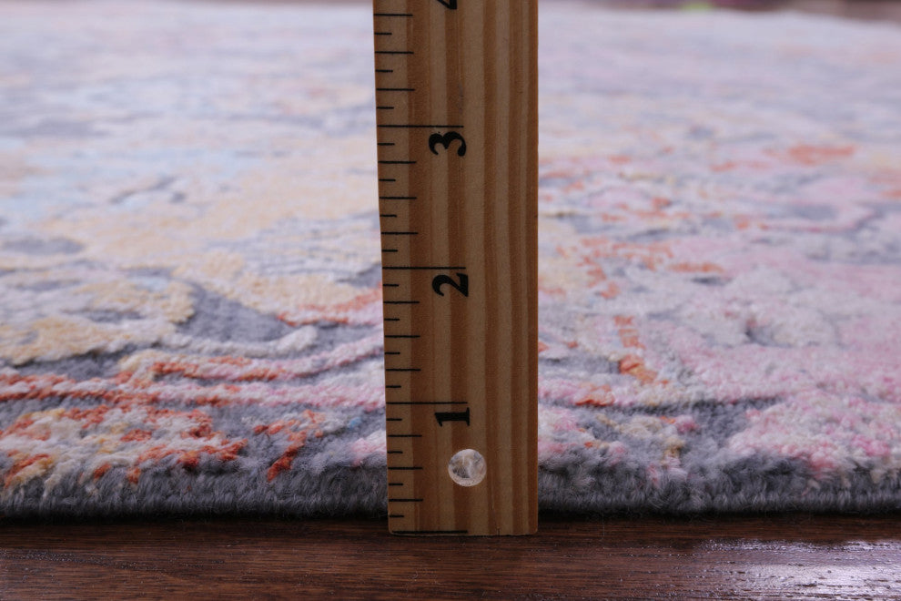 7' 11" X 10' 0" Persian Handmade Wool & Silk Rug - Q13506