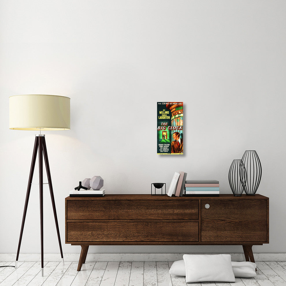 "The Big Clock" Stretched Canvas Giclee by Hollywood Photo Archive, 11x22"