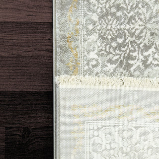 Dynamic Rugs Sunrise Polyester Area Rug, Cream/Gray/Charcoal, 9'x12'