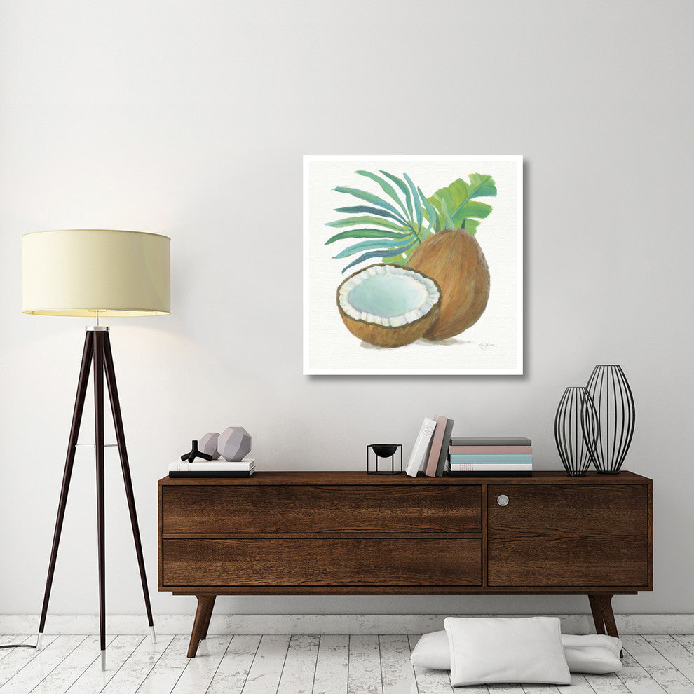 "Coconut Palm III" Digital Paper Print by Mary Urban, 38"x38"
