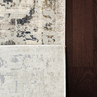 Castilla Gray And Blue Area Rug, 3.11'x5.7'