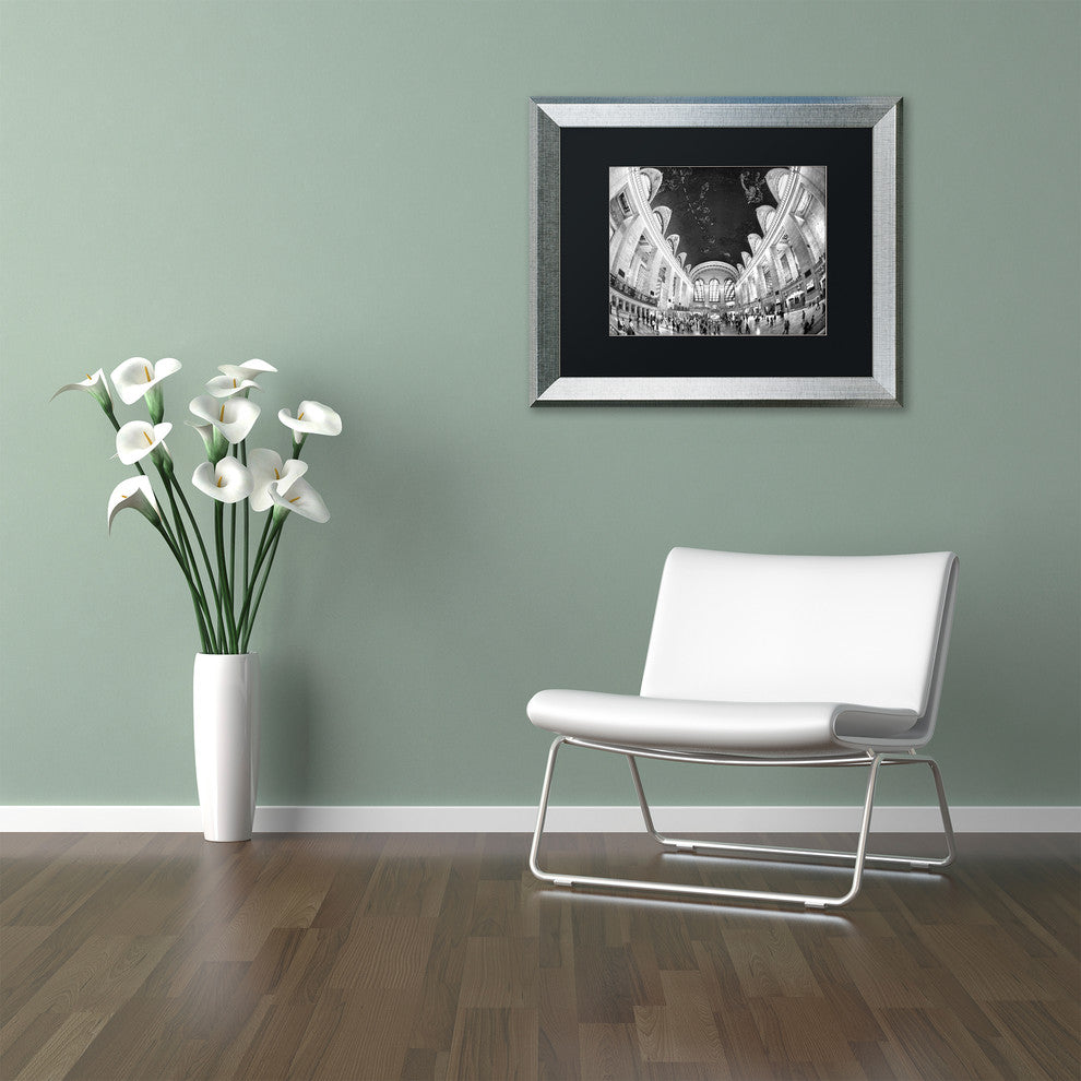 CATeyes 'Grand Station Terminal', Silver Frame, Black Mat, 20x16