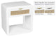 Langham Night Stand, White, Large