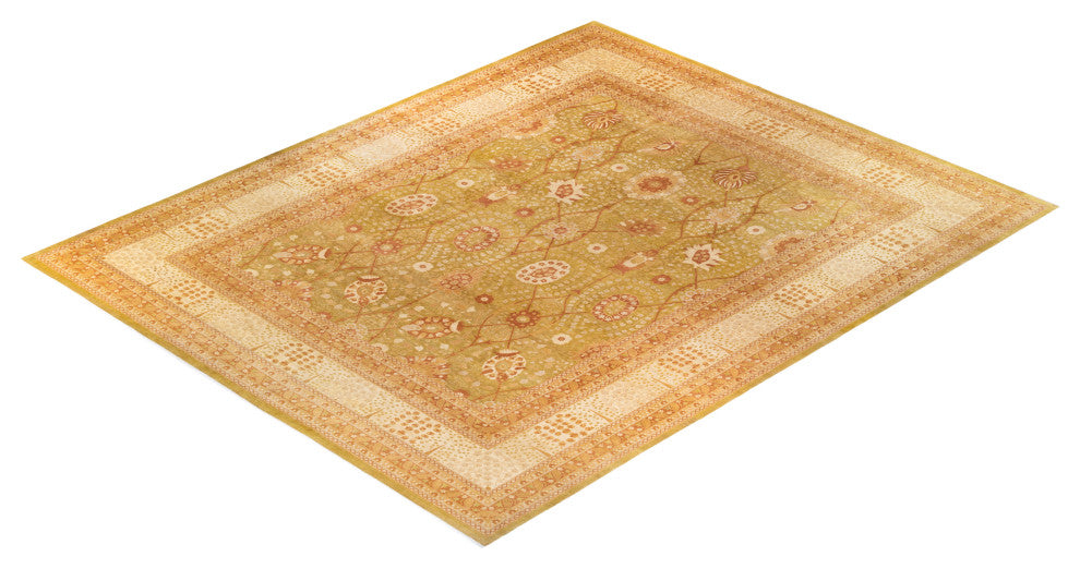 Mogul, One-of-a-Kind Hand-Knotted Area Rug Green, 12' 3" x 15' 3"