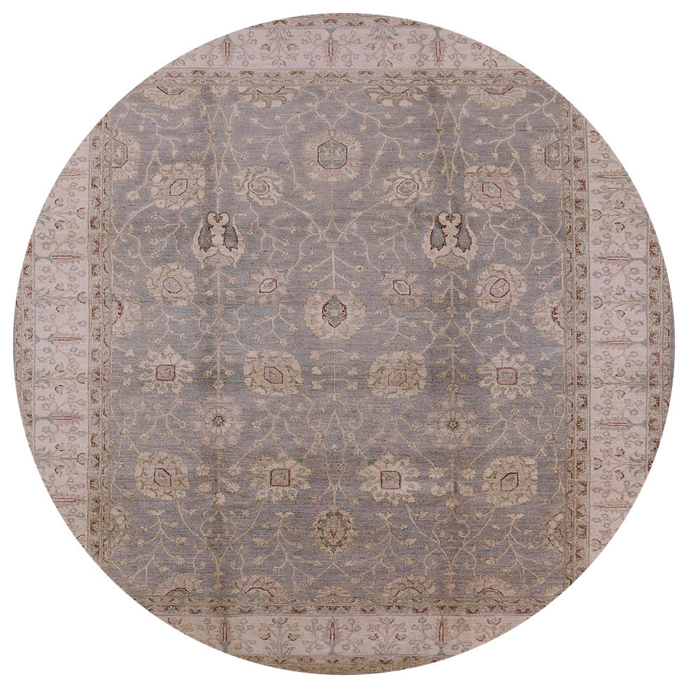 Ahgly Company Indoor Round Mid-Century Modern Area Rugs, 3' Round