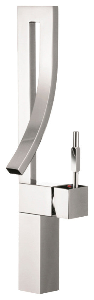 STYLISH Single Handle Bathroom Faucet for Single Hole Brass Vessel Mixer Tap