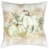 Laural Home Ghost Pumpkin Pair 18" X 18" Indoor Decorative Pillow