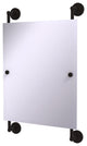 Prestige Regal Rectangular Frameless Rail Mounted Mirror, Oil Rubbed Bronze