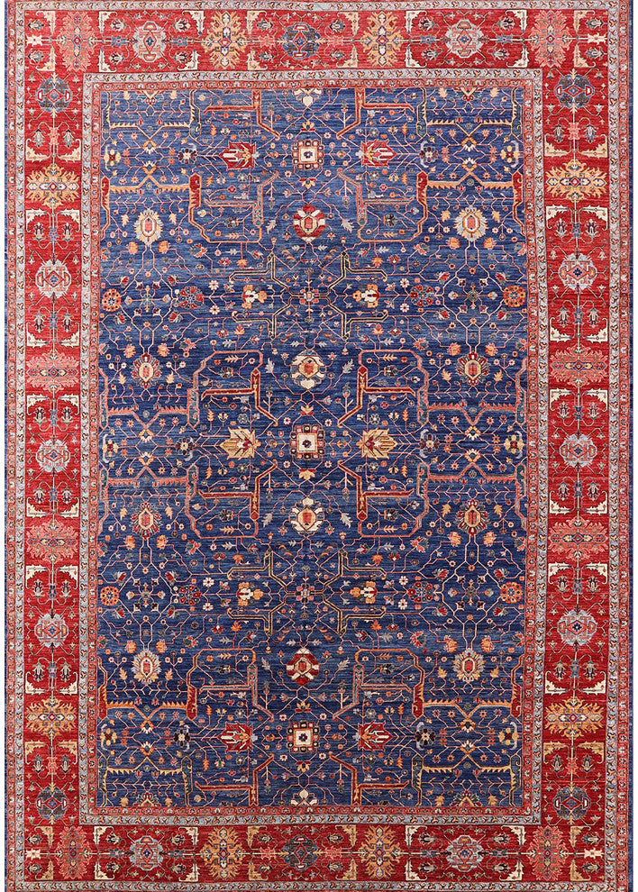 Ahgly Company Indoor Rectangle Mid-Century Modern Area Rugs, 5' x 8'