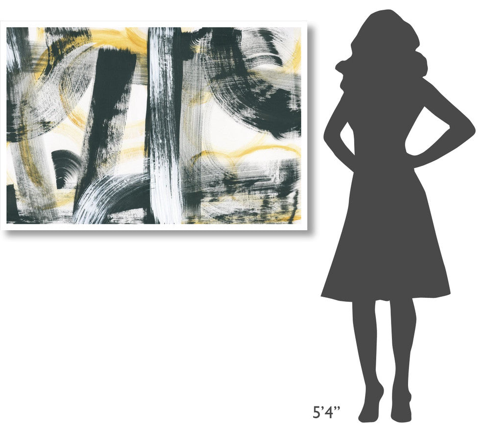 "LPs in 33" Digital Paper Print by Sue Schlabach, 50"x34"