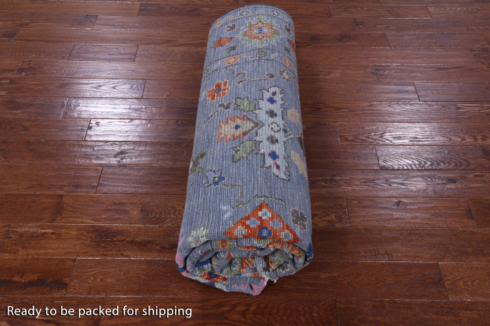8' 1" X 10' 1" Turkish Oushak Hand Knotted Wool Rug - Q13641