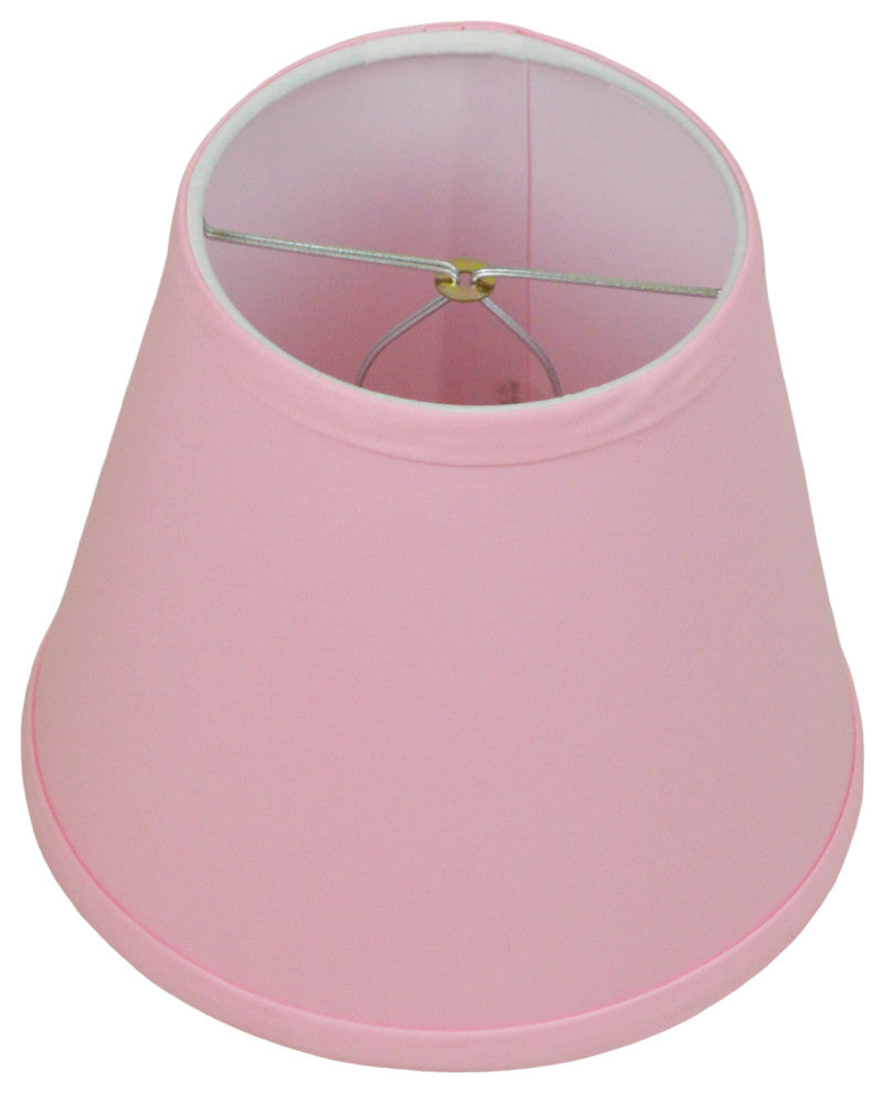 Fenchel Shades 5"x8"x7" Bulb Clip Attachment Empire Lamp Shade, Linen Peon