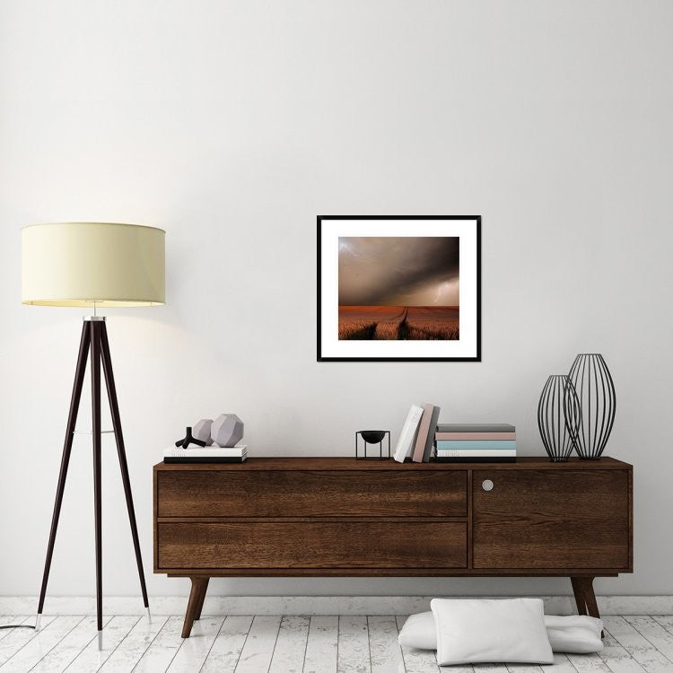 "In The Vastness Of Strohgaeu" Framed Digital Print by Franz Schumacher, 30x26"