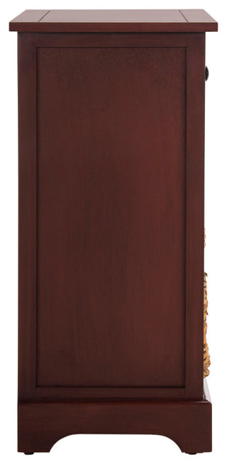 Safavieh Carrie Side Storage Side Table, Red