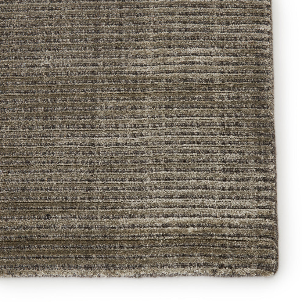 Jaipur Living Basis Handmade Solid Taupe Area Rug 9'X12'