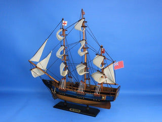 HMS Bounty Decorative Tall Model Wooden Ship, 20"