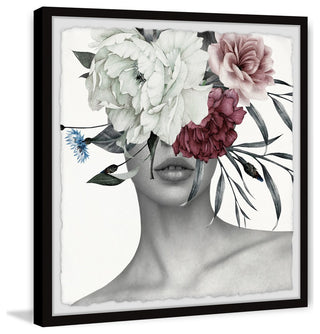 "Beautiful Bloom" Framed Painting Print, 18"x18"