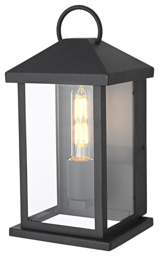 Home Living 6" Outdoor Wall Sconce, Black