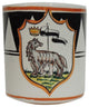 Palio di Siena Contrad, Coffee Mug, Lupa, She-Wolf, Italian Ceramics