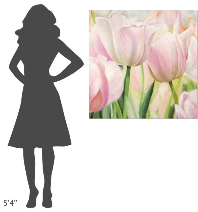 "Primavera I" Stretched Canvas Giclee by Luca Villa , 36x36"