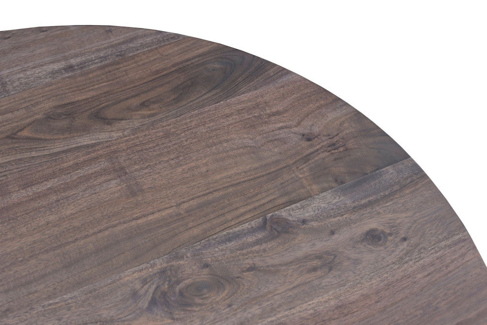 Bronx Bistro Crank Table, Dark Brown
