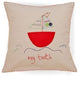 Living Life Tooth Fairy Pillow, Sailboat, Natural Linen