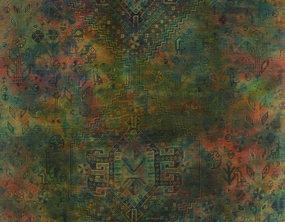 Overdyed Marisela Green Rug