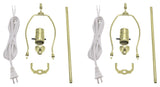 21024-2, Make-A-Lamp Kit, Brass, Set of 2