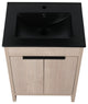 24 Inch Plywood Freestanding Bathroom Vanity With Doors and Adjustable Shelf