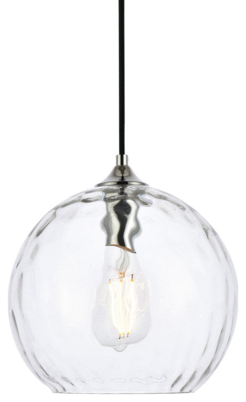 Constance 10" Light Chrome Pendant