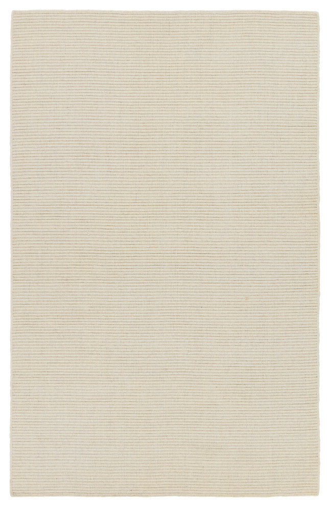 Jaipur Living Shyre Handmade Solid Cream Area Rug 6'X9'