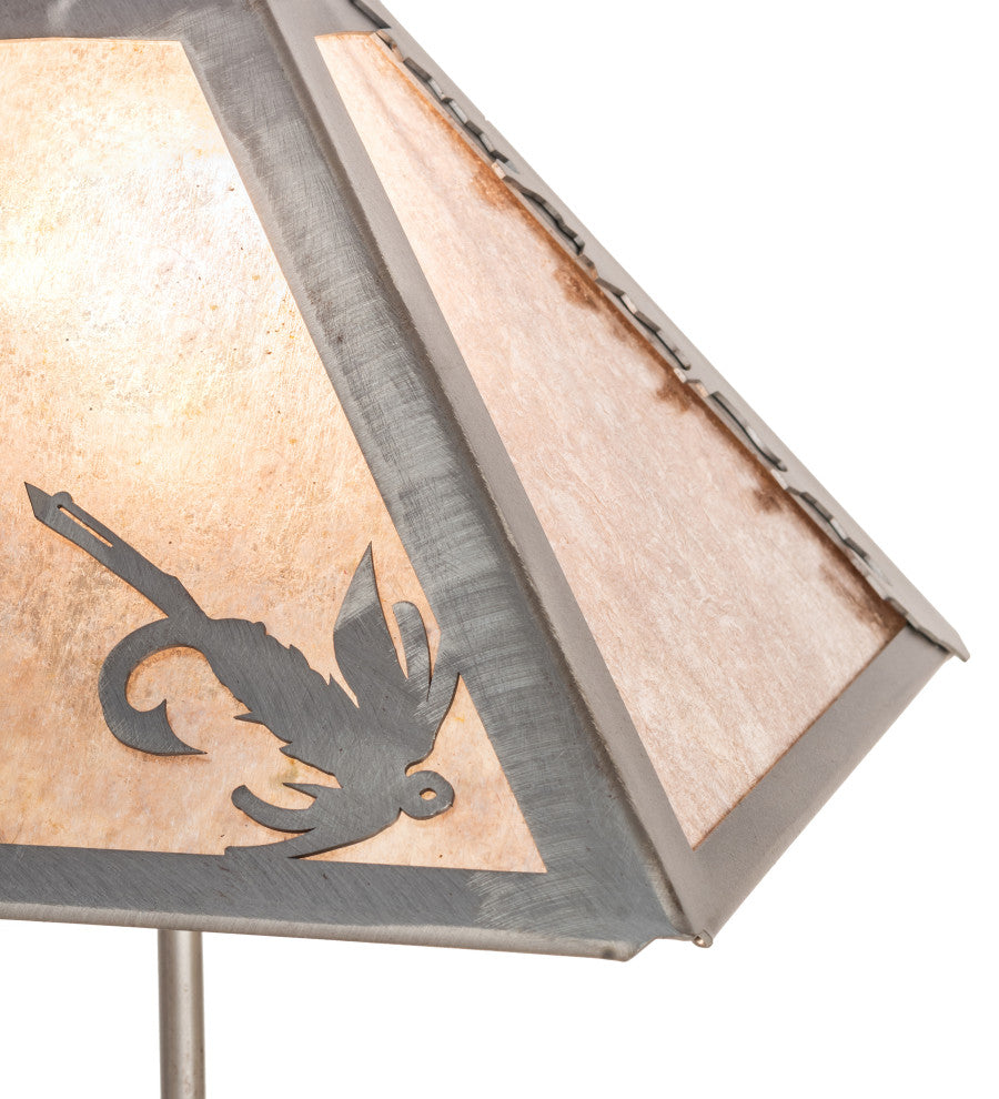 21"H Leaping Trout Table Lamp