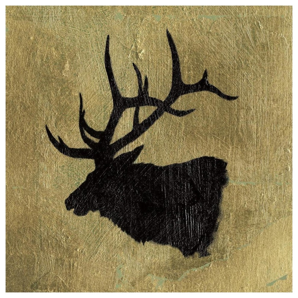"Golden Lodge V" Digital Paper Print by James Wiens, 38"x38"