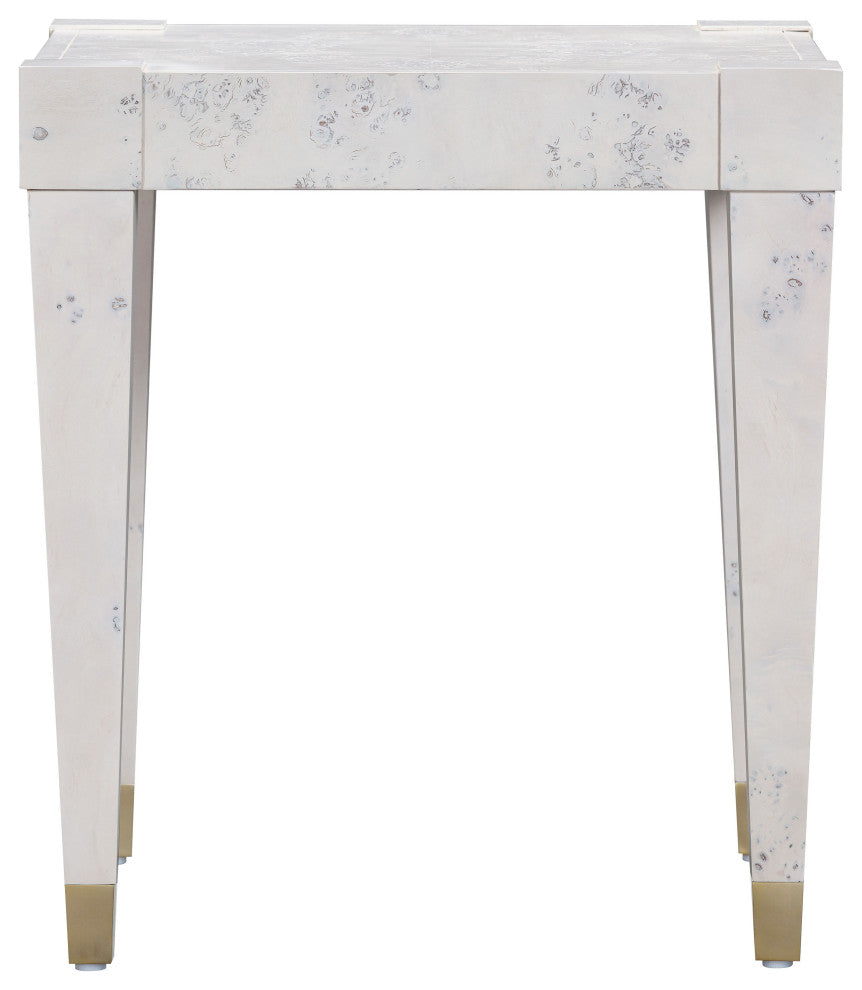 Brandyss Burl End Table, Gray