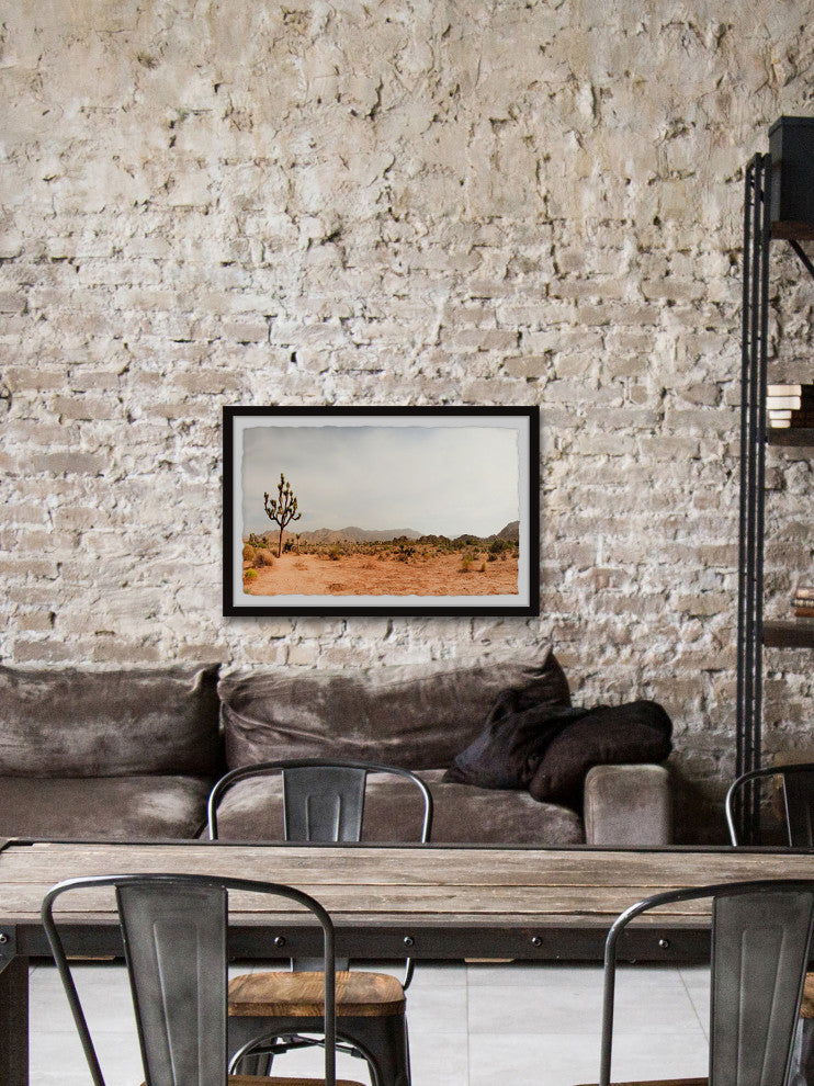 "Into the Desert I Go" Framed Painting Print, 18x12