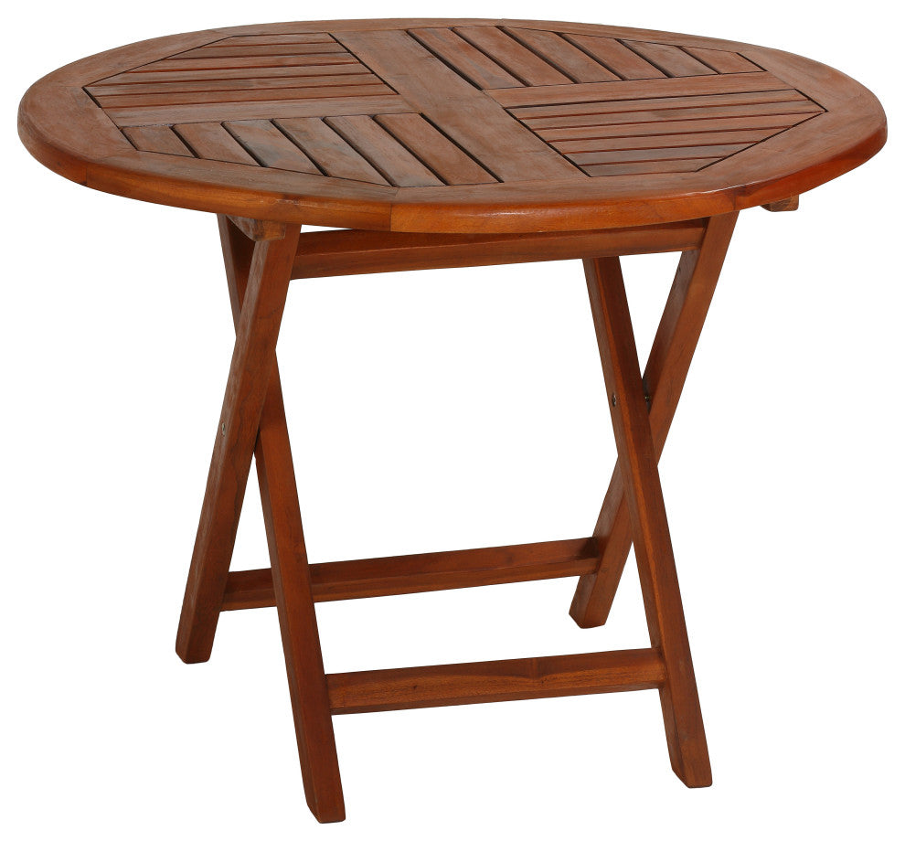 Bare Decor Jessa Indoor or Outdoor Solid Teak Wood Coffee Table 36"x20"