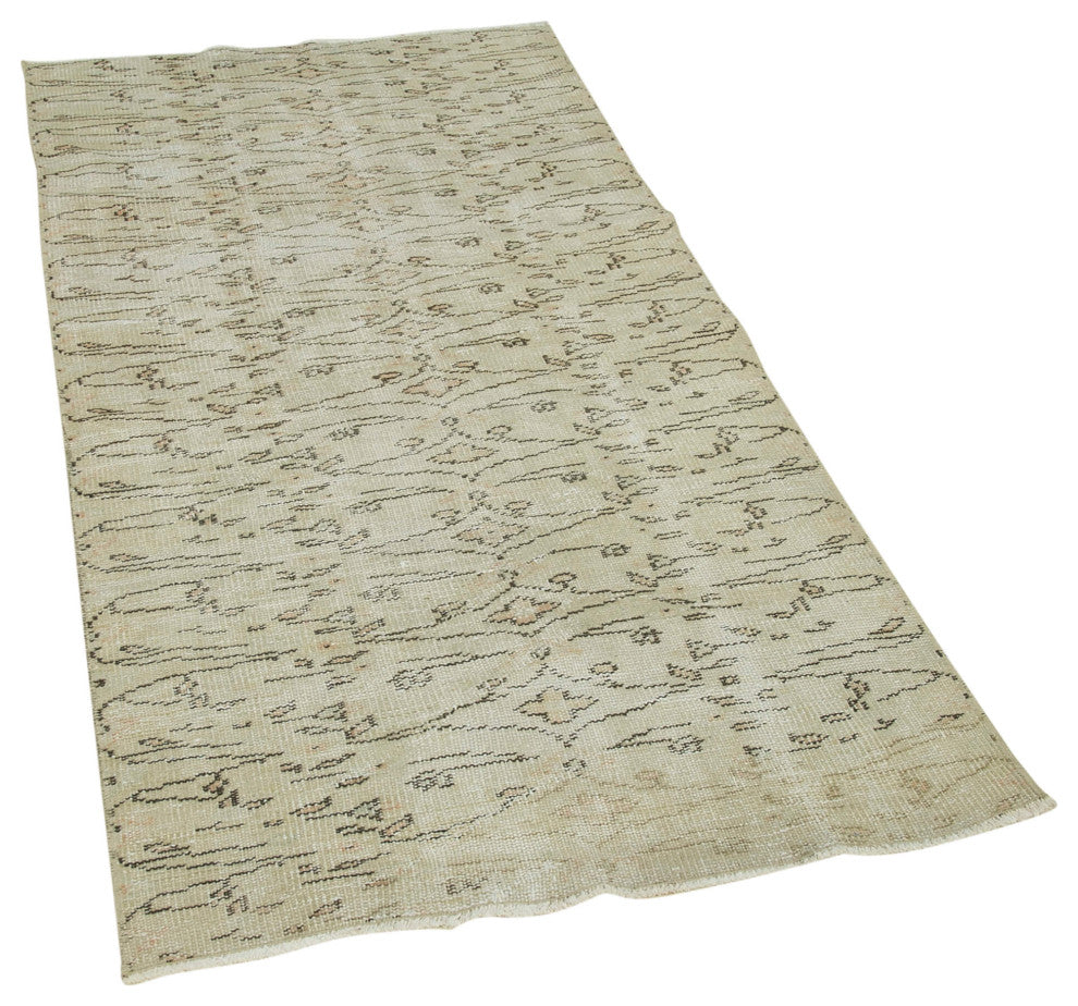 Rug N Carpet - Handmade Turkish 3' 1'' x 6' 0'' Rustic Over dyed Rug