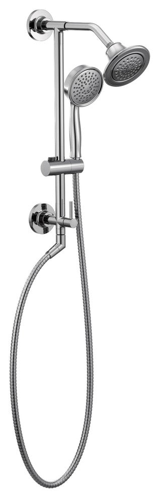Moen Matte Black Shower Only, Chrome