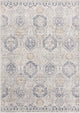Hauteloom Parkerfield Blue Area Rug, Cream/Blue, 6'7"x9'