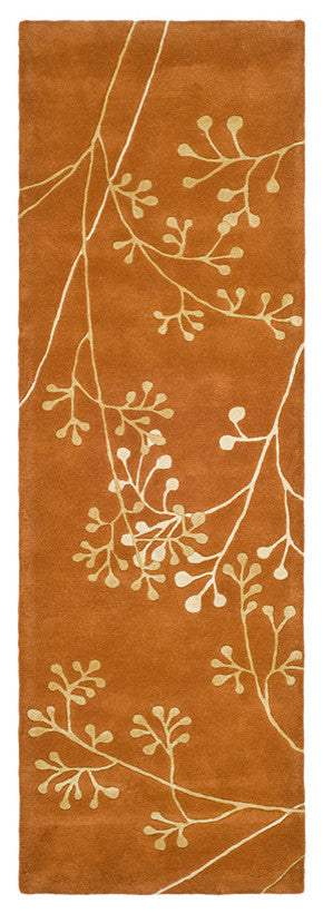 Safavieh Soho soh305d Floral Rug, Rust, 9'6"x13'6"