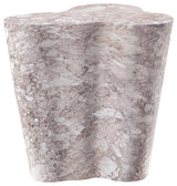 Monza Finished Concrete Indoor/Outdoor End / Side Table, Brown