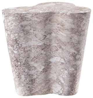 Monza Finished Concrete Indoor/Outdoor End / Side Table, Brown
