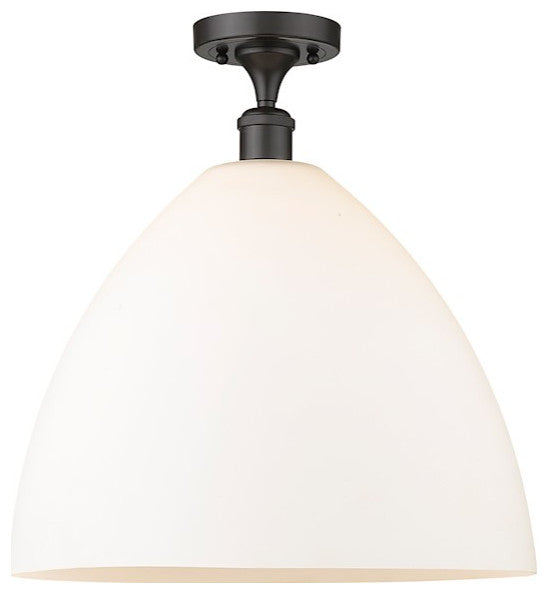 INNOVATIONS LIGHTING 516-1C-OB-GBD-161-LED Ballston Dome Semi-Flush Mount