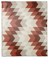 Pink Zig Zag 50x60 Coral Fleece Blanket