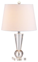 Wynne 22" Crystal Table Lamp, Clear