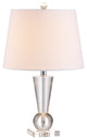 Wynne 22" Crystal Table Lamp, Clear