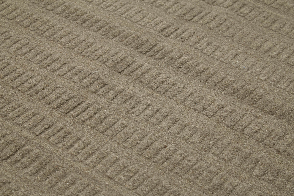 Rug N Carpet - Handwoven Modern Design 7' 1'' x 9' 1'' Wool Unique Kilim Rug